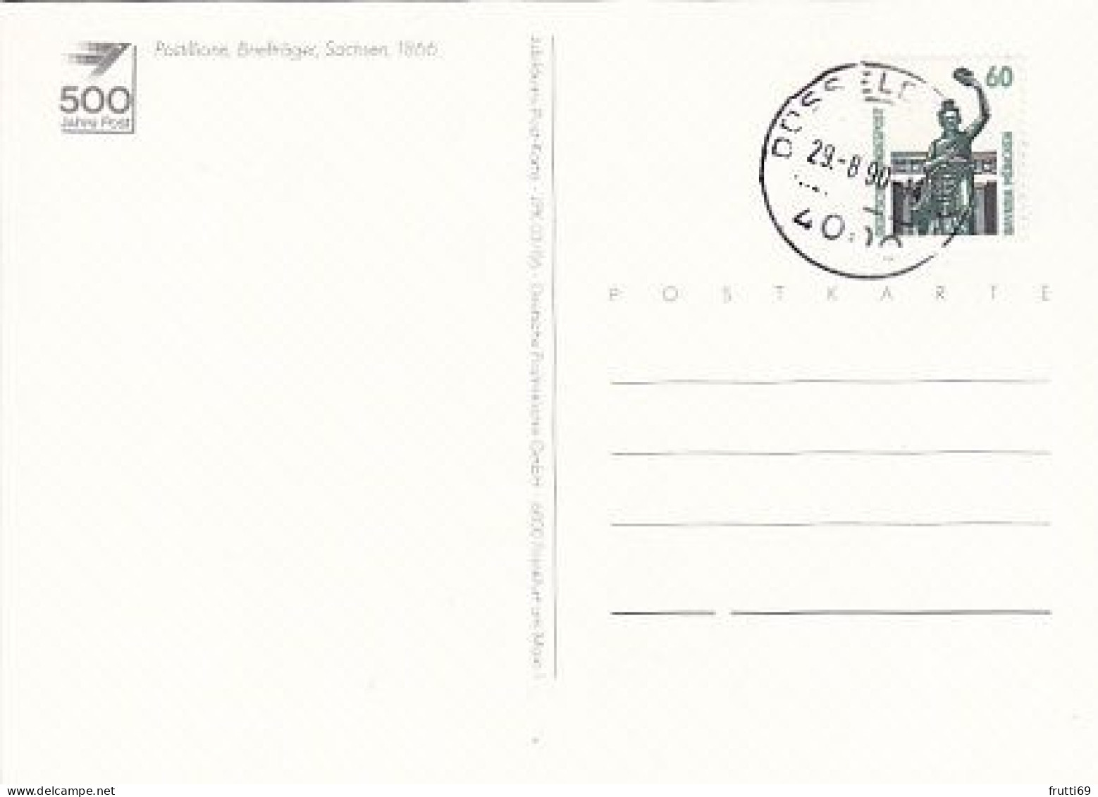 AK 216116 POST - Postillione - Briefträger - Sachsen  1866 - Post & Briefboten