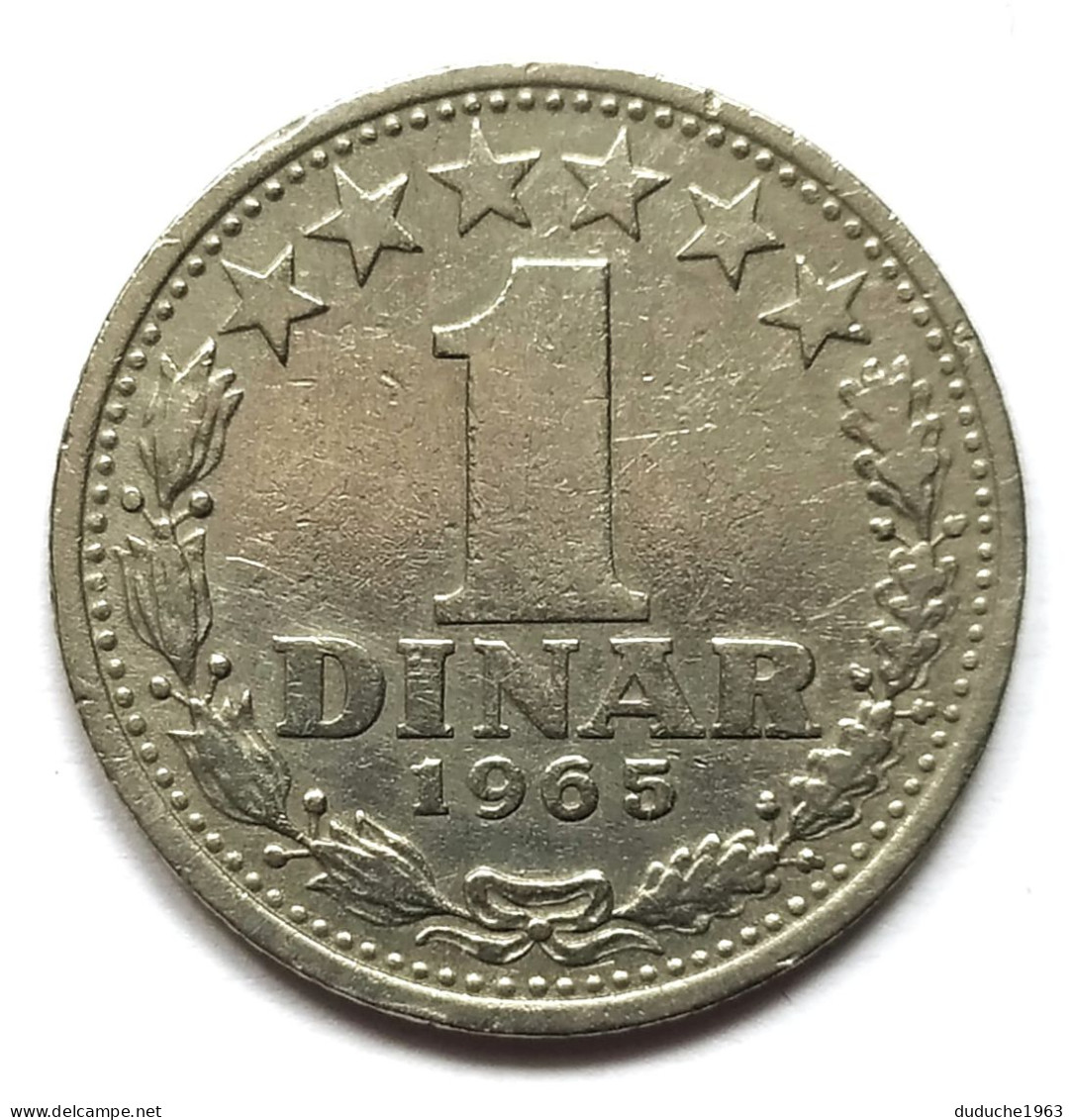 Yougoslavie - 1 Dinar 1965 - Jugoslawien