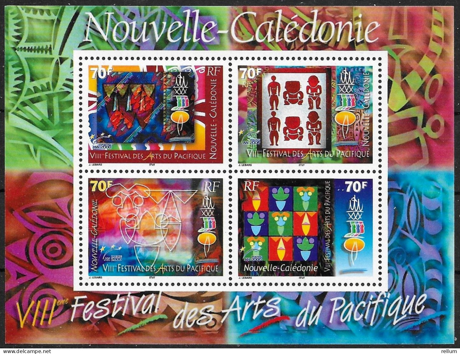 Nouvelle Calédonie 2000 - Yvert Et Tellier Nr. BF 24 - Michel Nr. Block 25 ** - Blocks & Sheetlets