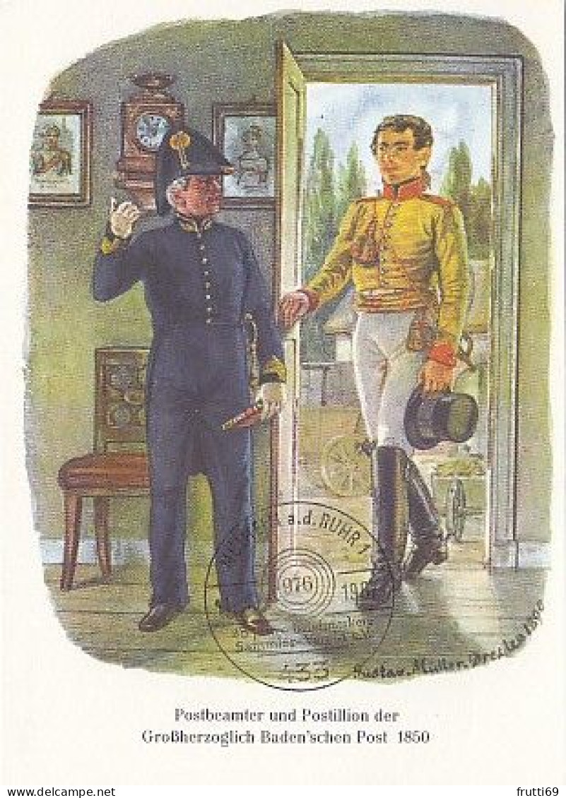 AK 216118 POST - Postbeamter Und Postillion Der Großherzoglich Baden'schen Post 1850 - Correos & Carteros