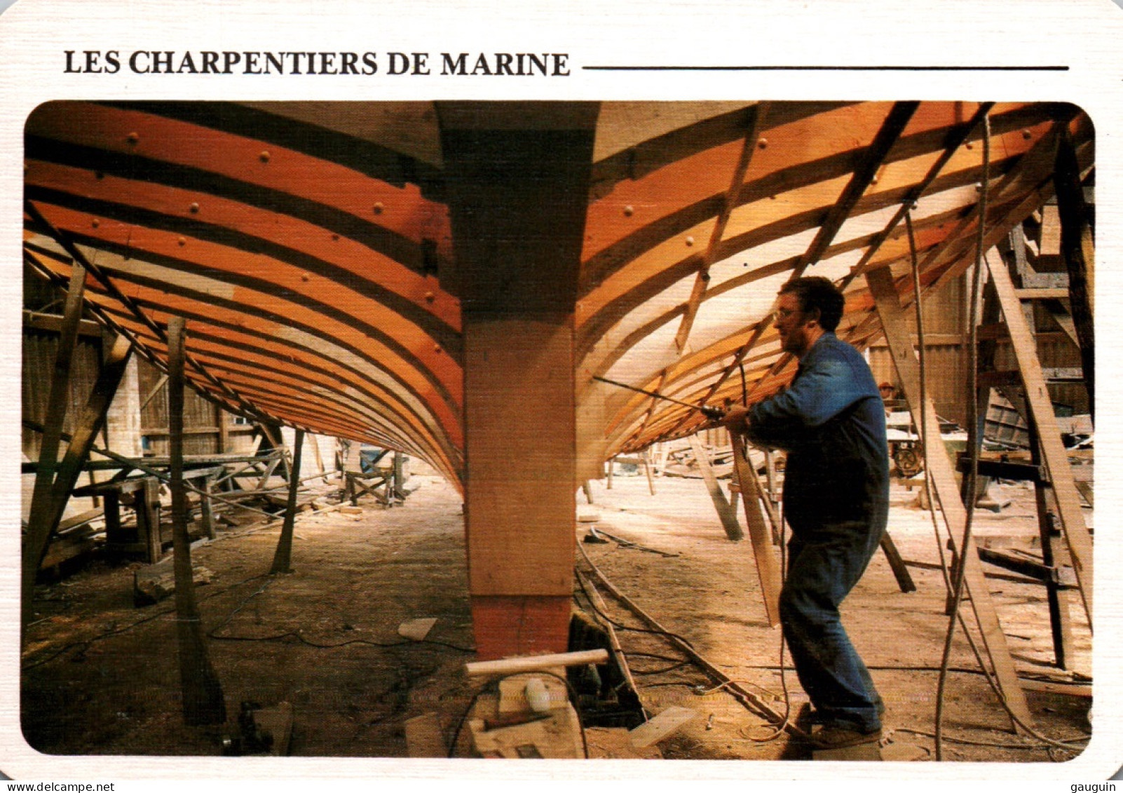CPM - MÉTIER En BRETAGNE - Les Charpentiers De Marine … Edition Jos Le Doaré - Ambachten
