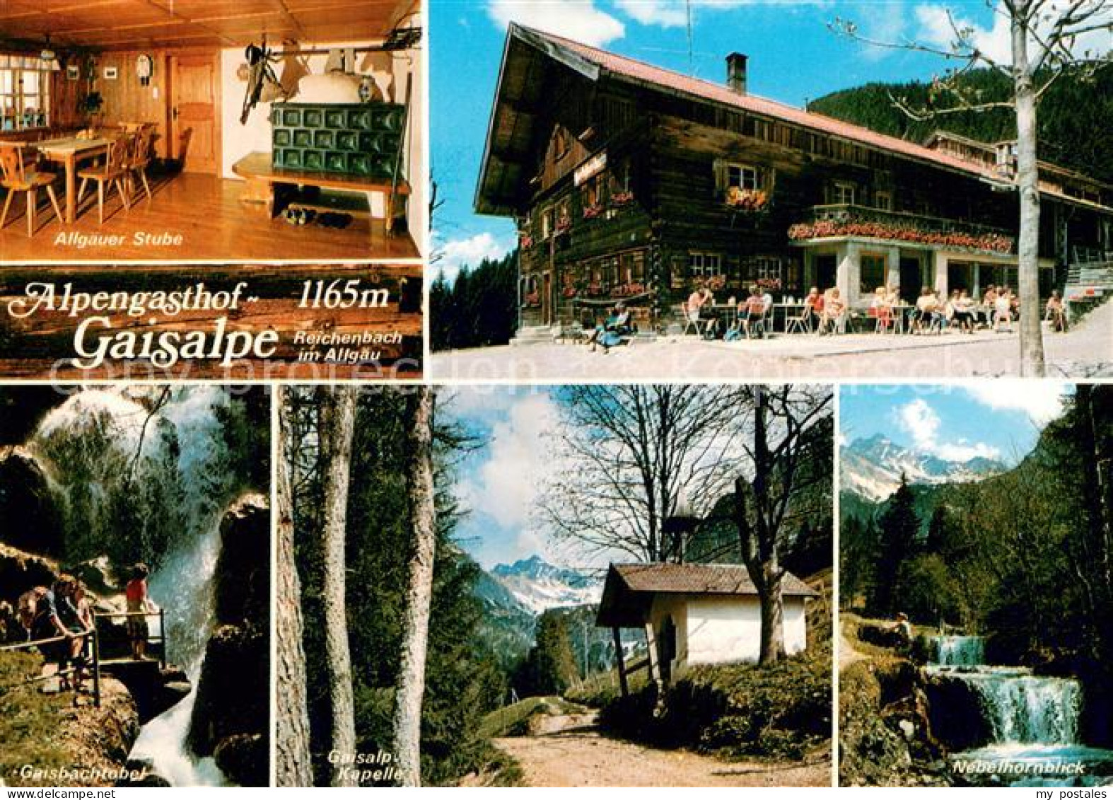 73646303 Reichenbach Oberstdorf Alpengasthof Gaisalpe Allgaeuer Stube Gaisbachto - Oberstdorf