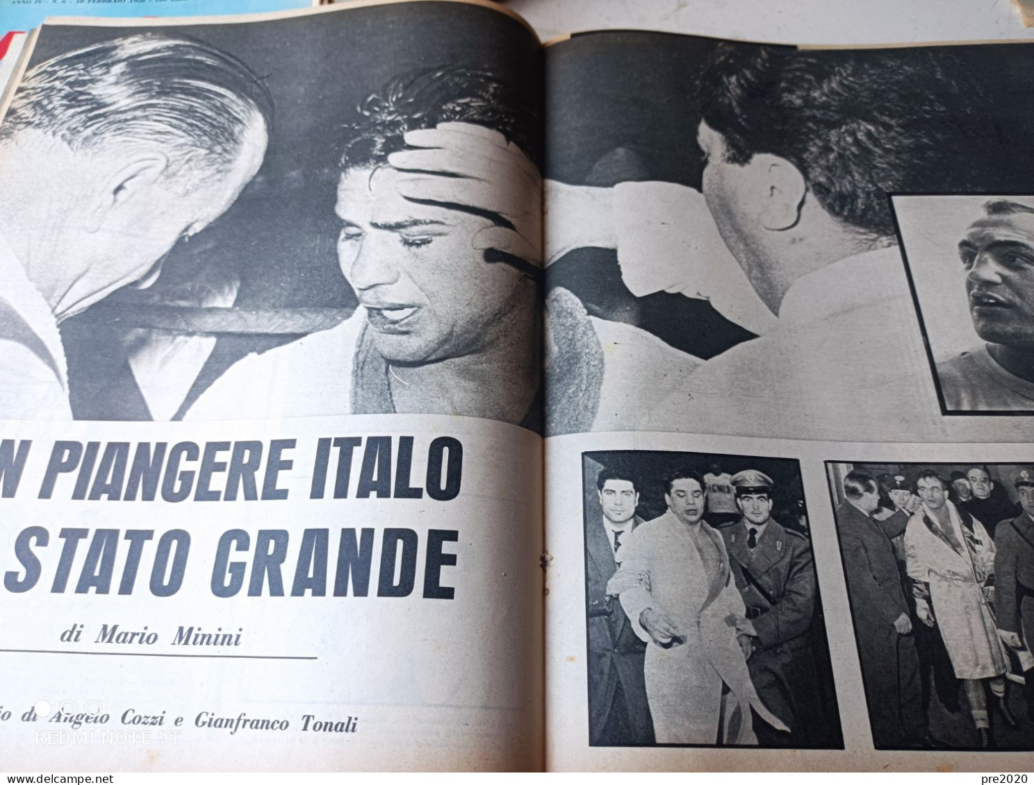 IL CAMPIONE 1958 ITALO SCORTICHINI PUGILE FABRIANO - Andere & Zonder Classificatie