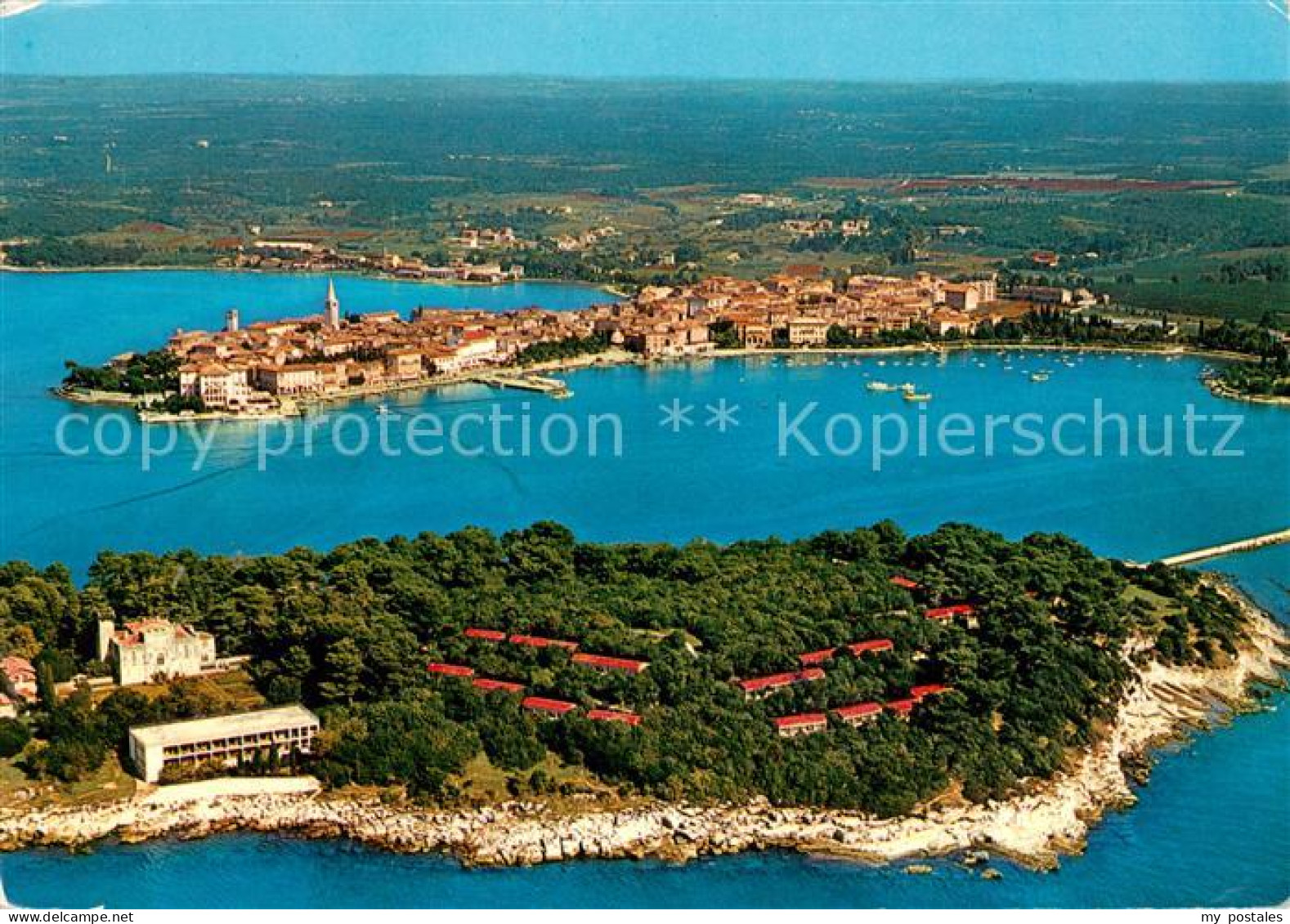 73646228 Porec Fliegeraufnahme Porec - Kroatien