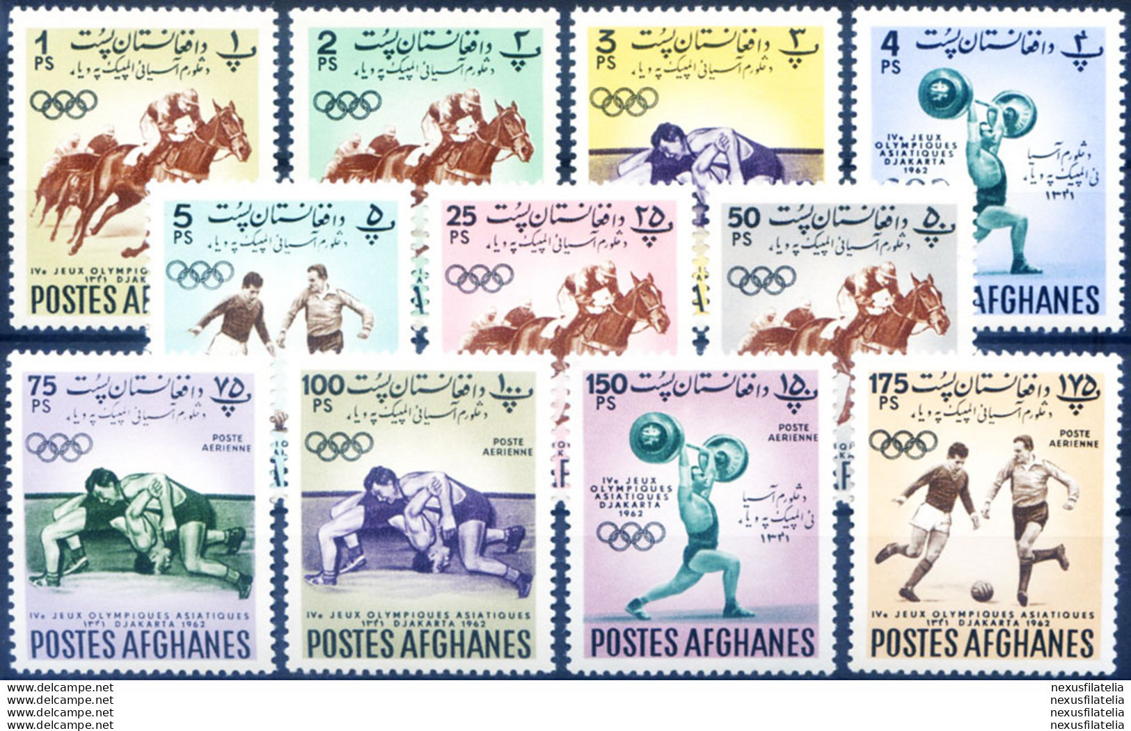 Sport. Giochi Dell'Asia 1962. - Afganistán