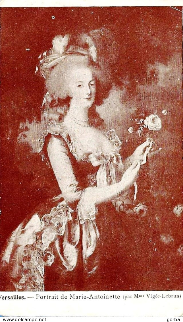 *CPA - Portrait De Marie-Antoinette (par Mme Vigée Lebrun) - - Historische Figuren