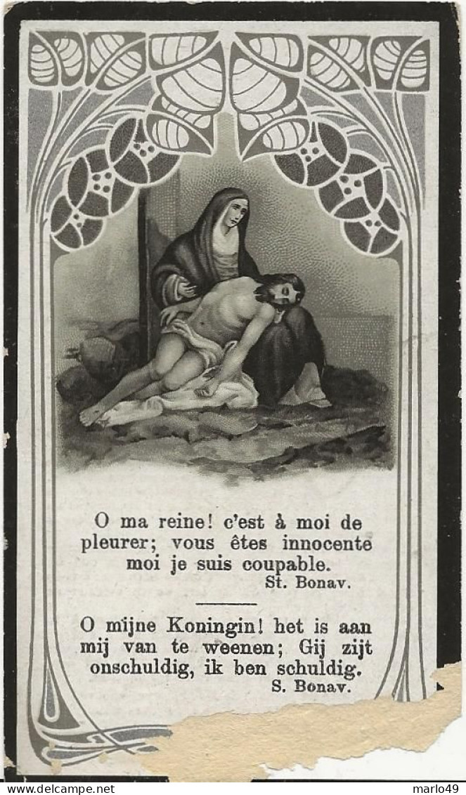 DP. MARIE DANNEVOYE - BOURNONVILLE + BOIS-DE-VILLERS 1911 -  78 ANS - Religion & Esotérisme