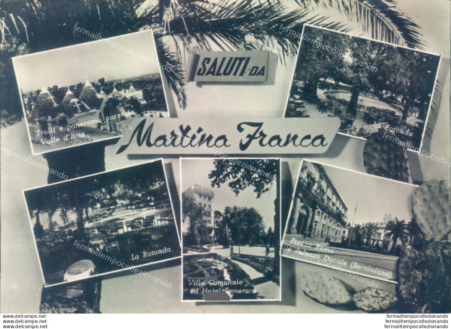 Z54 Cartolina Saluti Da Martina Franca Provincia Di Taranto - Taranto