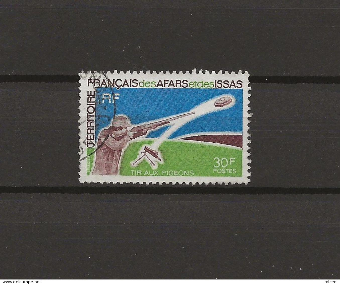 AFARS ET ISSAS - N° 361 - TIRS AUX PIGEONS - Used Stamps