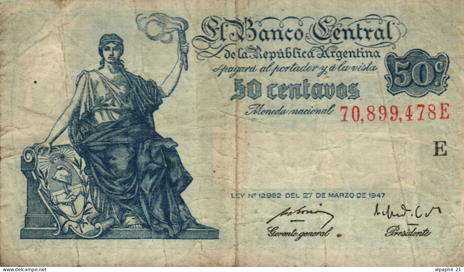 Argentina, 50 Centavos - Argentinien