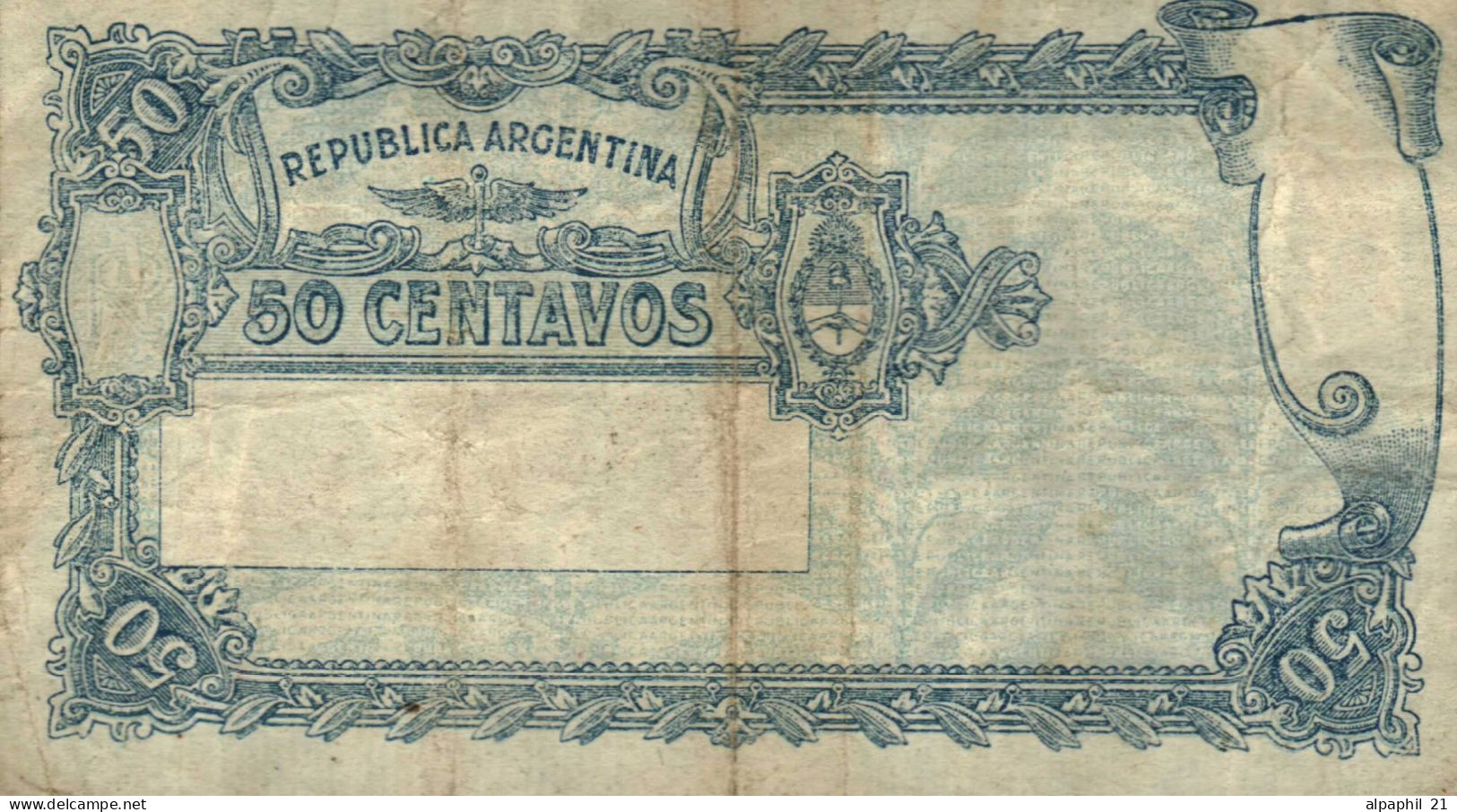 Argentina, 50 Centavos - Argentine