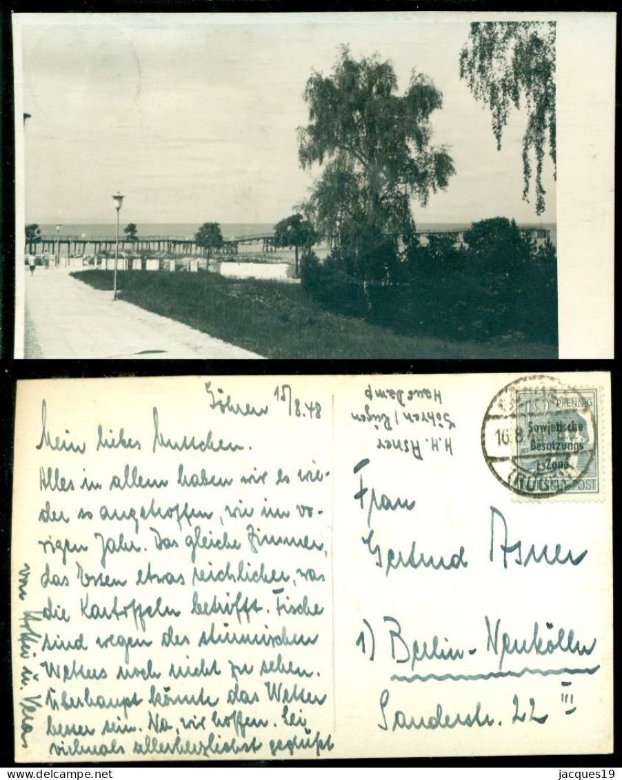 Deutsche Post Alliierte Besetzung 3 Poststücke 1947-1948 - Other & Unclassified