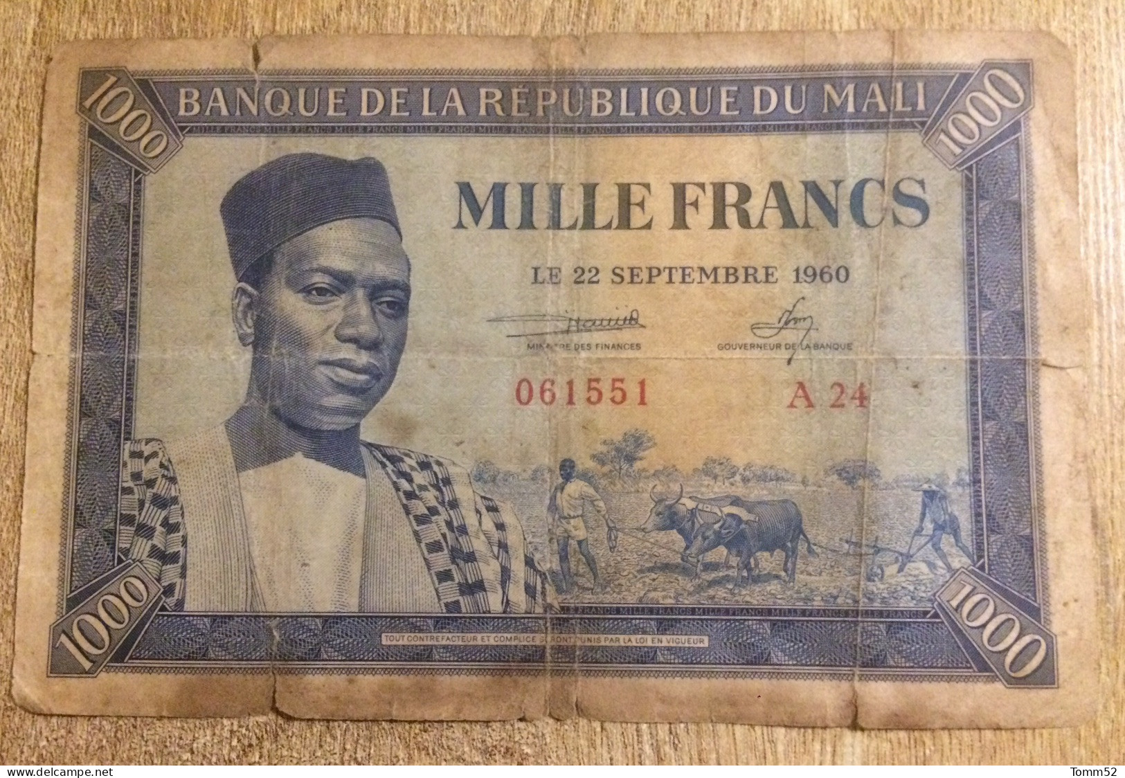 MALI 1000 Francs- RR - Malí