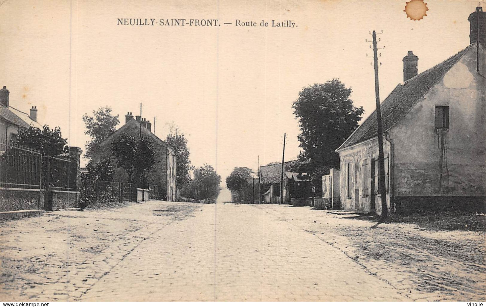 24-5785 : NEUILLY-SAINT-FRONT. ROUTE DE LATILLY - Otros & Sin Clasificación