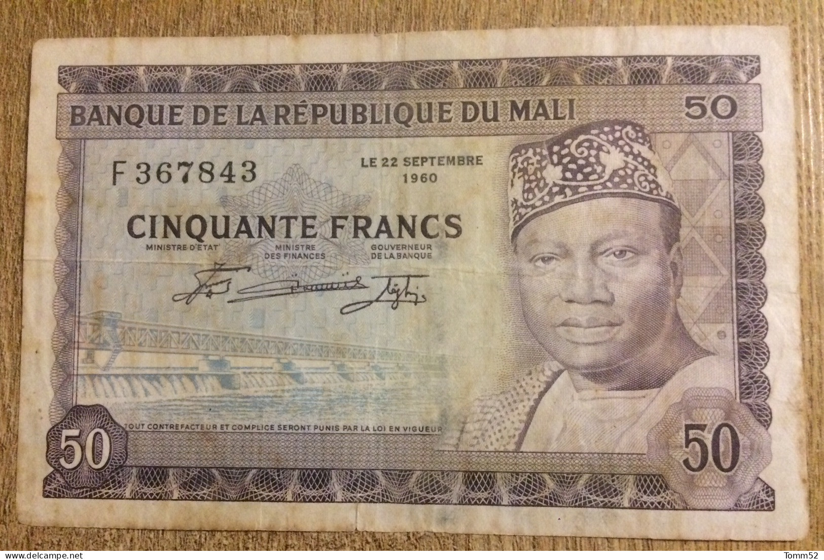 MALI 50 Francs RR - Malí