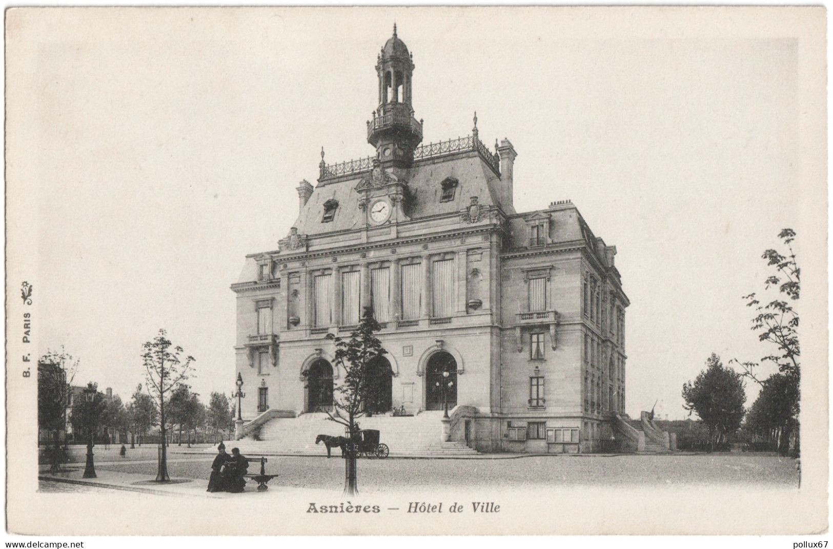 CPA DE ASNIÈRES  (HAUTS DE SEINE)  HÔTEL DE VILLE - Asnieres Sur Seine