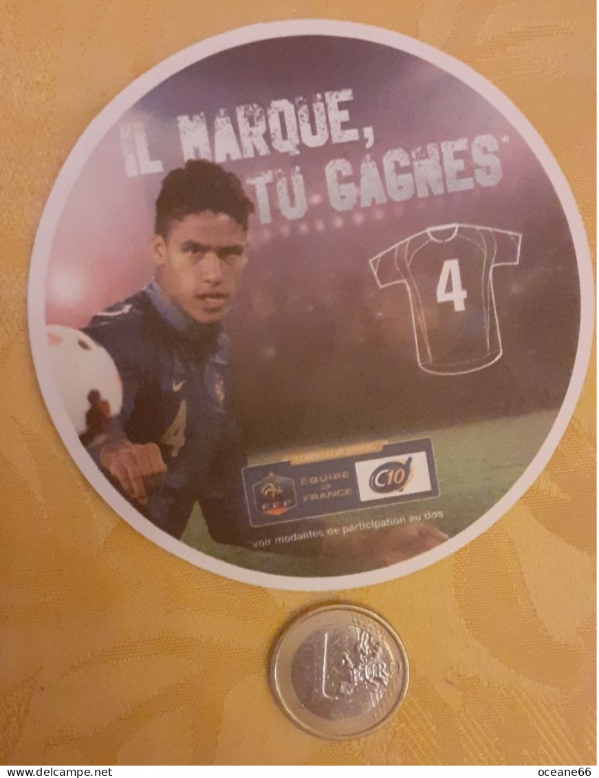 Il Marque Tu Gagnes 4 Raphaël Varane Equipe De France 2014 - Sous-bocks