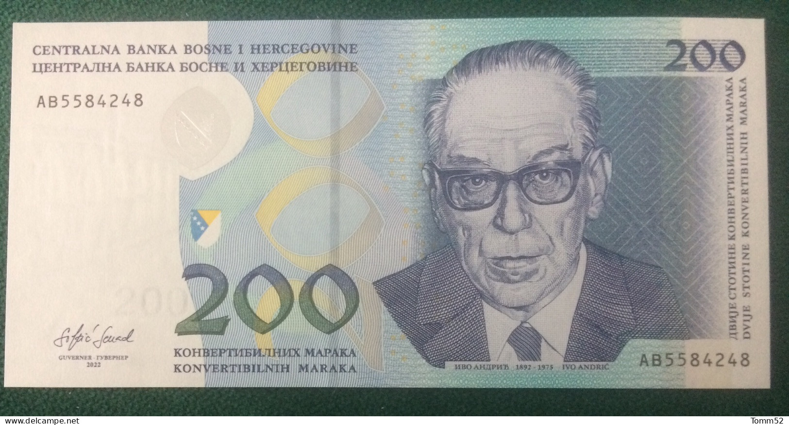 BOSNIA & HERZEGOVINA 200 MARAKA UNC - Bosnia Erzegovina