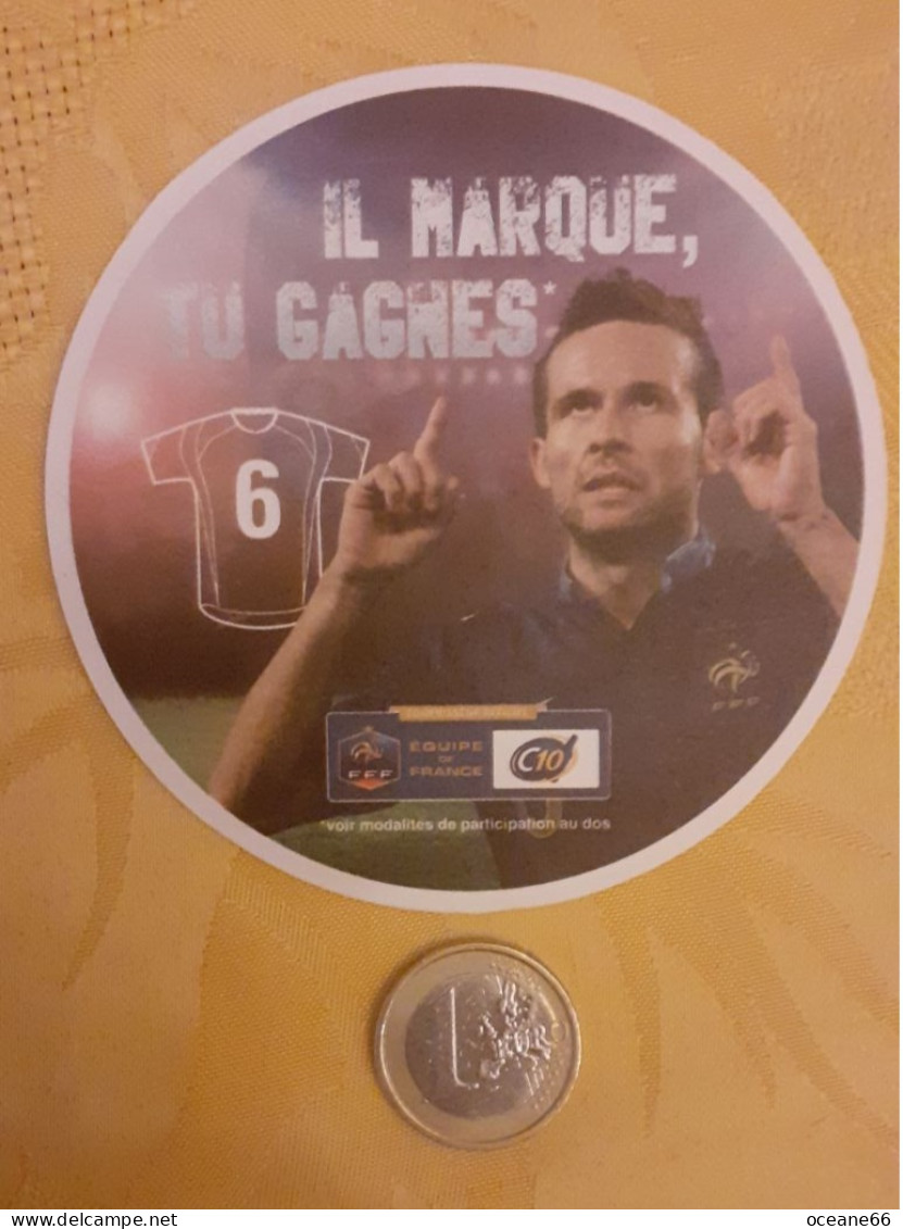 Il Marque Tu Gagnes 6 Yohan Cabaye Equipe De France 2014 - Beer Mats