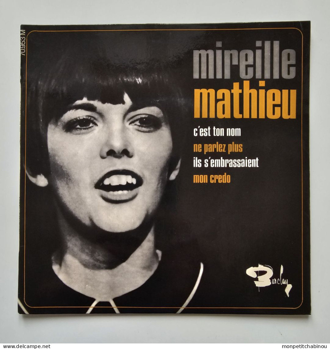 45T MIREILLE MATHIEU : C'est Ton Nom - Other - French Music