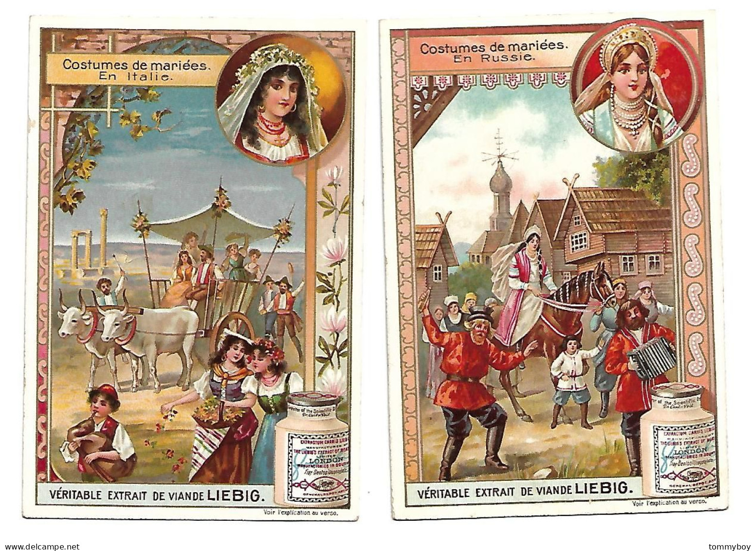 S 769, Liebig 6 Cards, Costumes De Mariées (ref B21) - Liebig