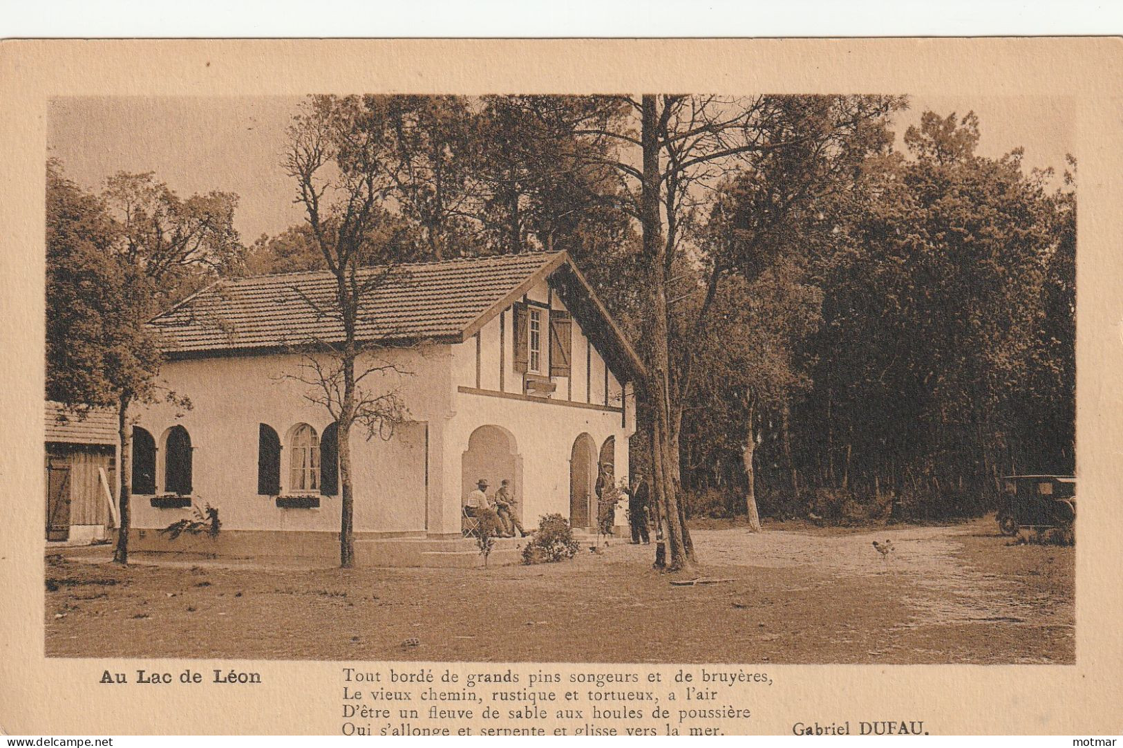 Au Lac De Léon - Une Villa Et Un Poème Gabriel Dufau - Andere & Zonder Classificatie