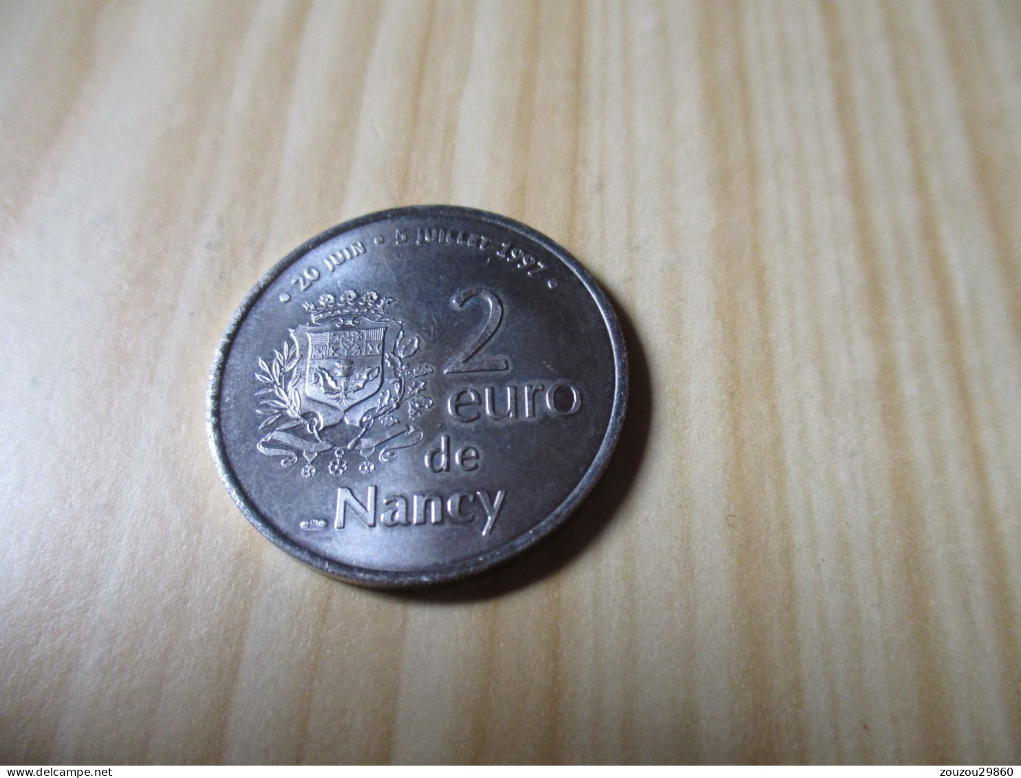 France - Jeton Monnaie De Paris 2 Euros De Nancy 1997.N°790. - Euro Van De Steden