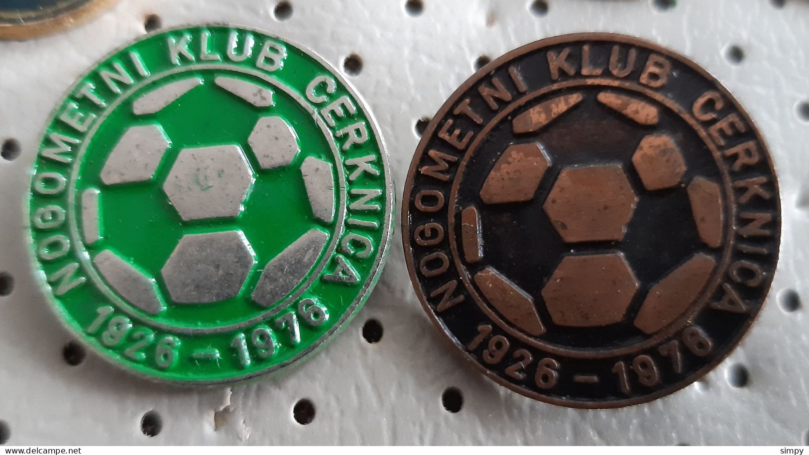 Football Club NK Cerknica 1926/1976  Slovenia  Pins - Voetbal