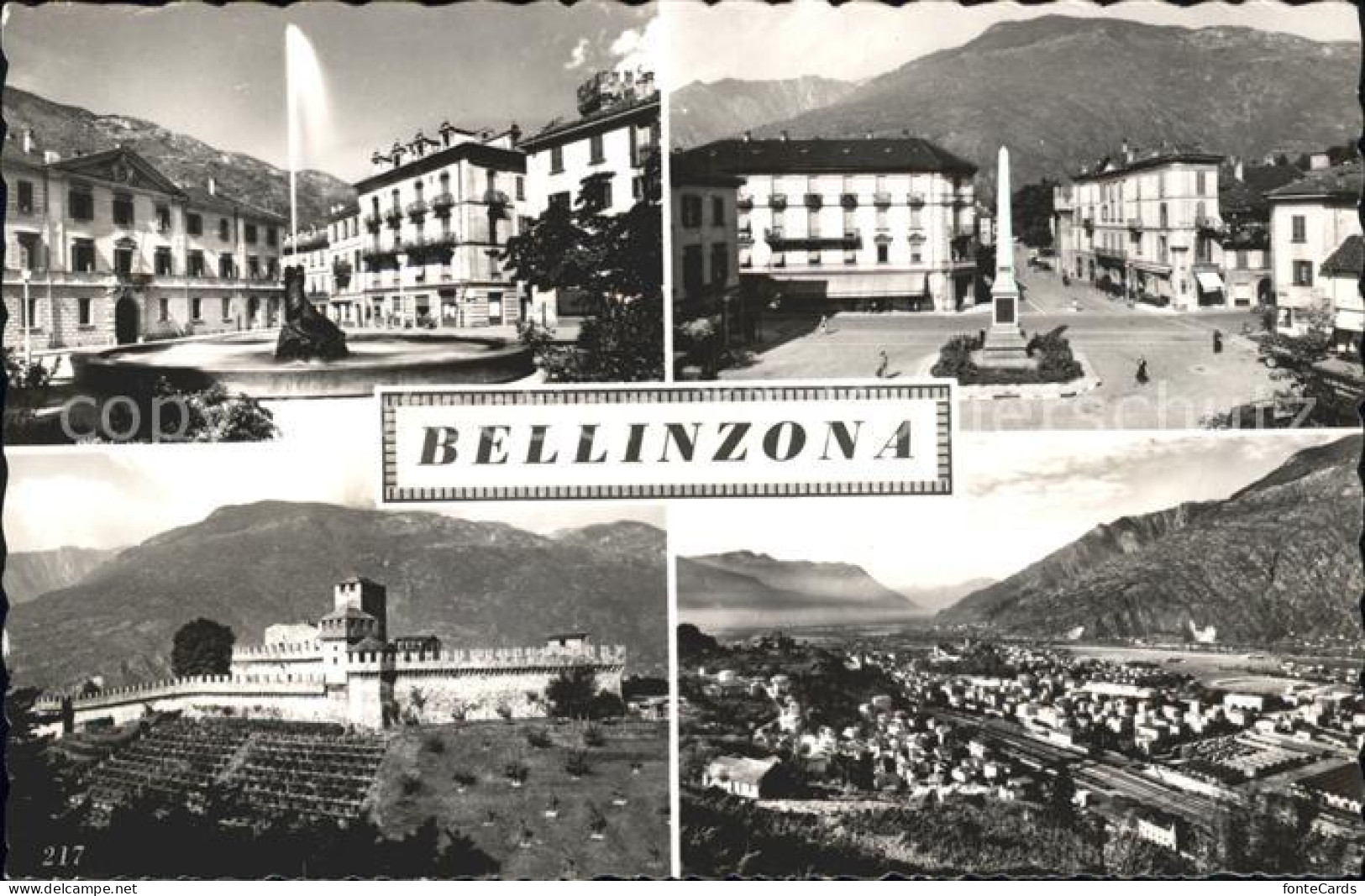 11886741 Bellinzona Brunnen Denkmal Burg Bellinzona - Otros & Sin Clasificación