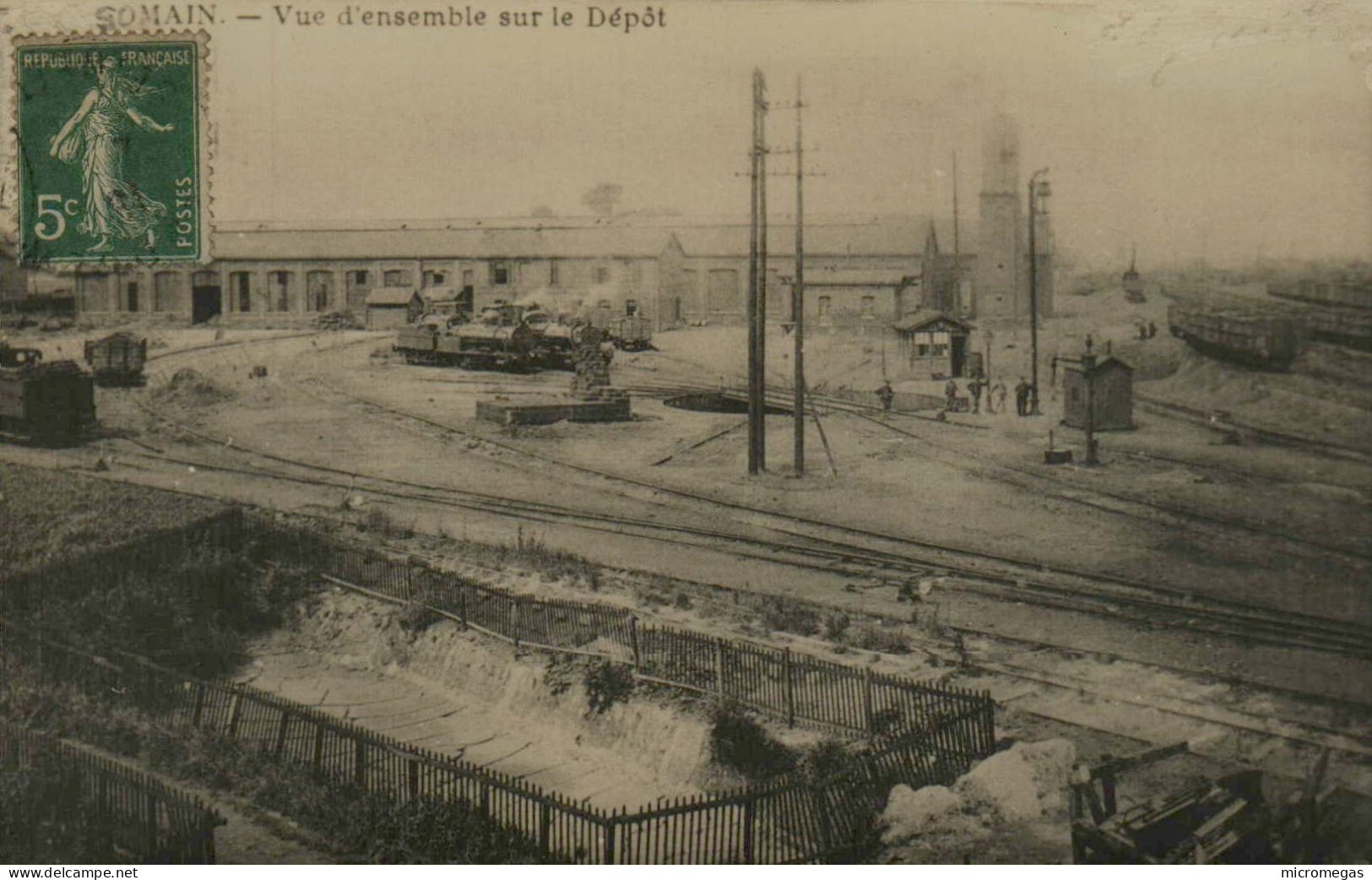SOMAIN - Vue D'ensemble Sur Le Dépôt - Eisenbahnen