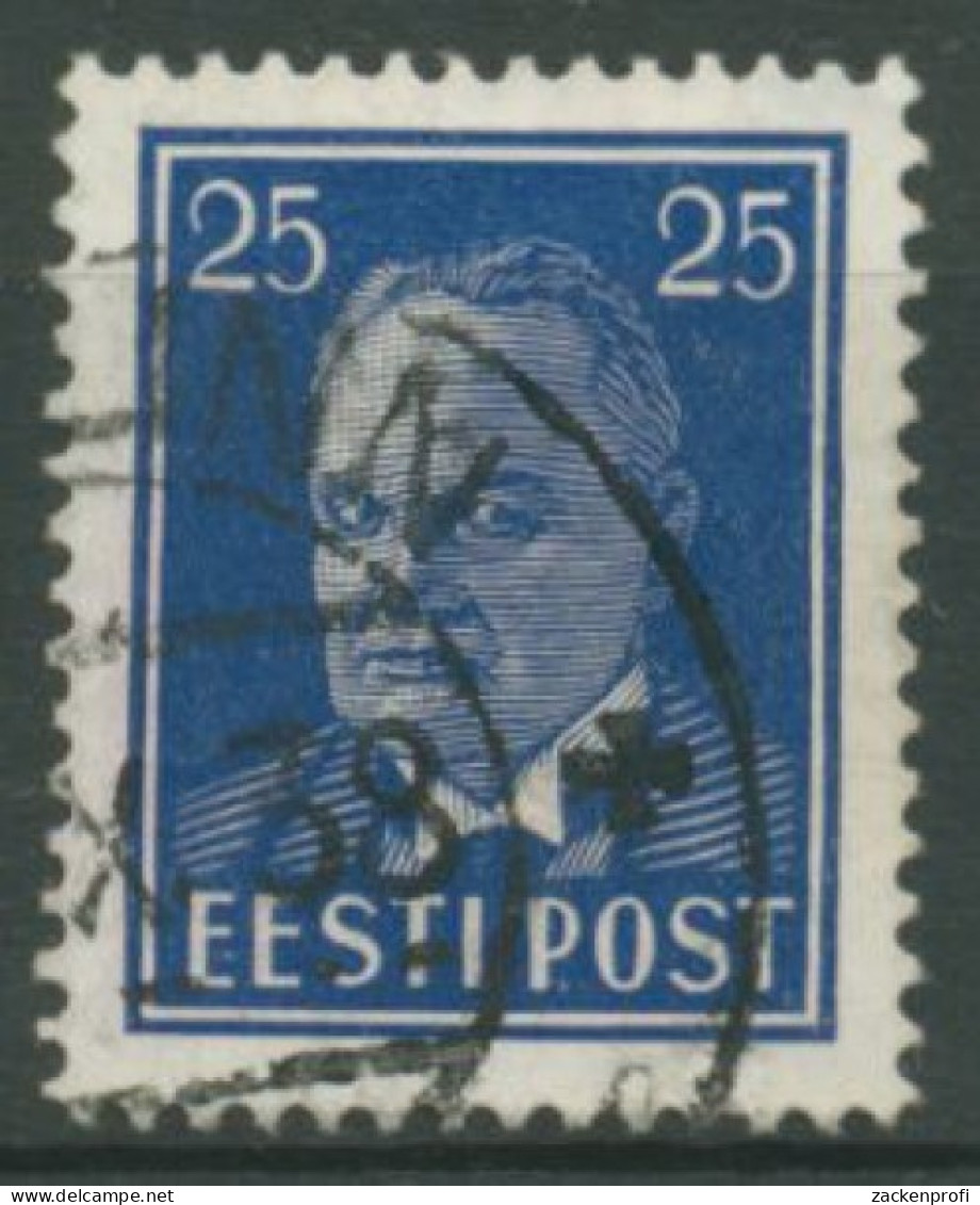 Estland 1938 Freimarke Staatspräsident Konstantin Päts 135 Gestempelt - Estonia