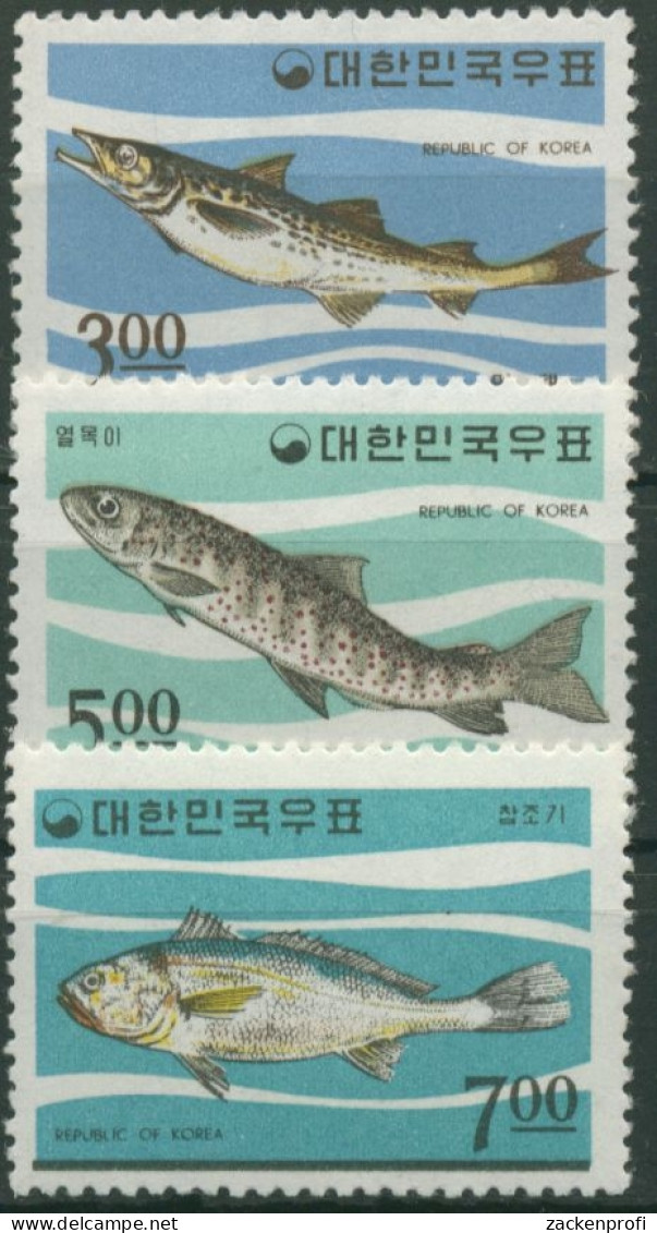 Korea (Süd) 1966 Tierwelt: Fische 534/36 Postfrisch - Korea, South