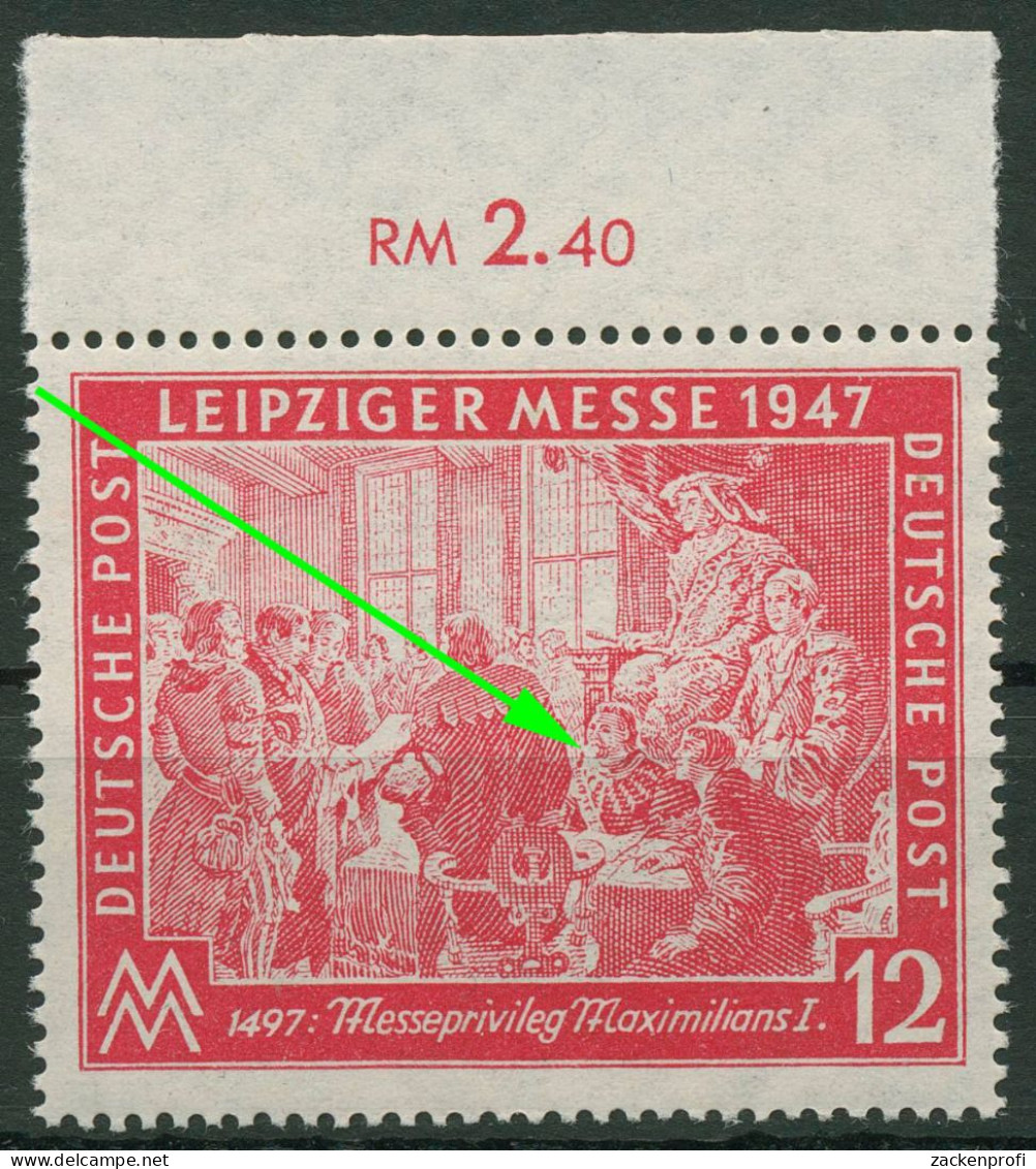 Alliierte Besetzung 1947 Leipziger Messe Mit Plattenfehler 965 XI OR Postfrisch - Sonstige & Ohne Zuordnung