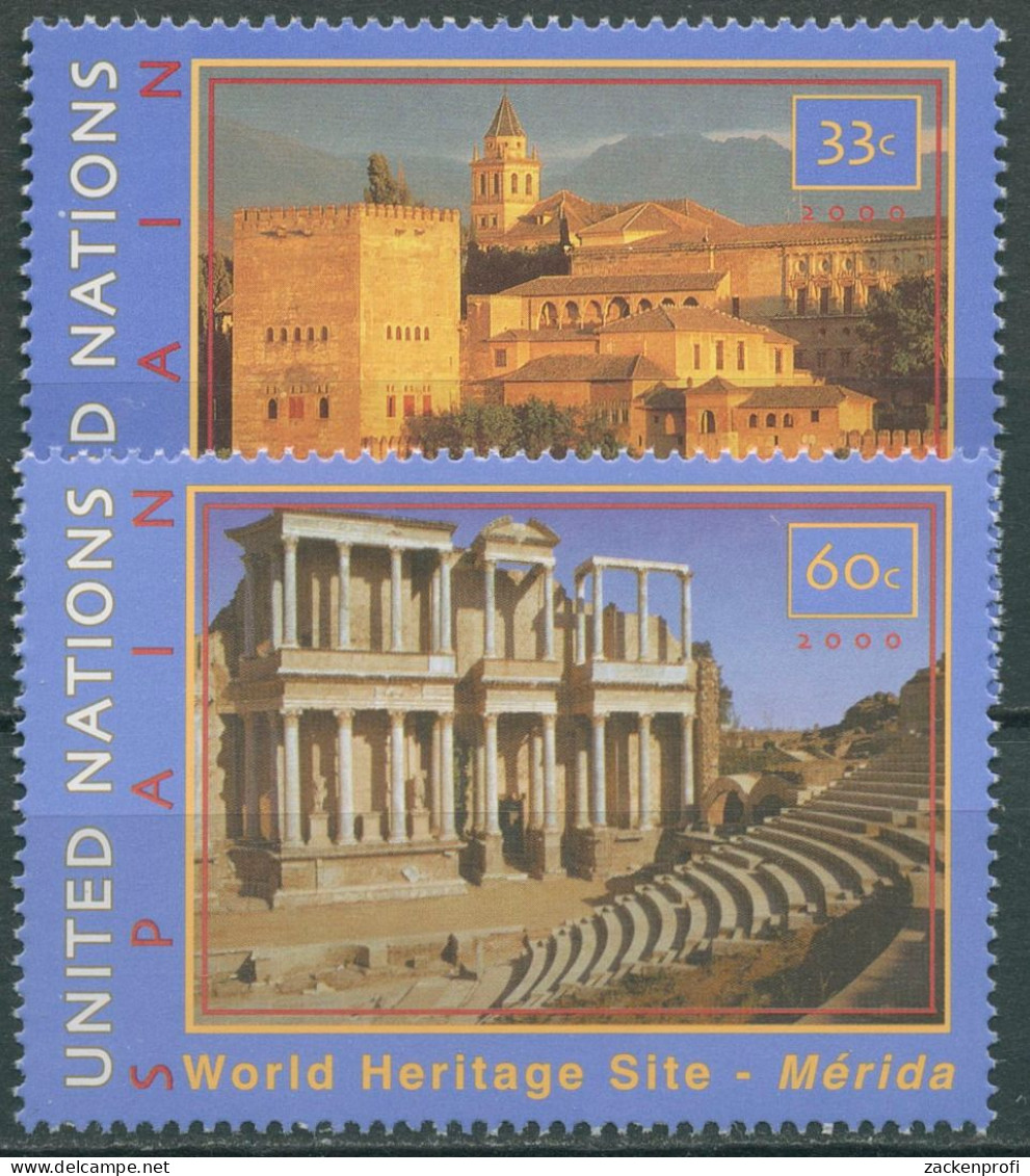 UNO New York 2000 UNESCO Spanien Bauwerke 846/47 Postfrisch - Ungebraucht