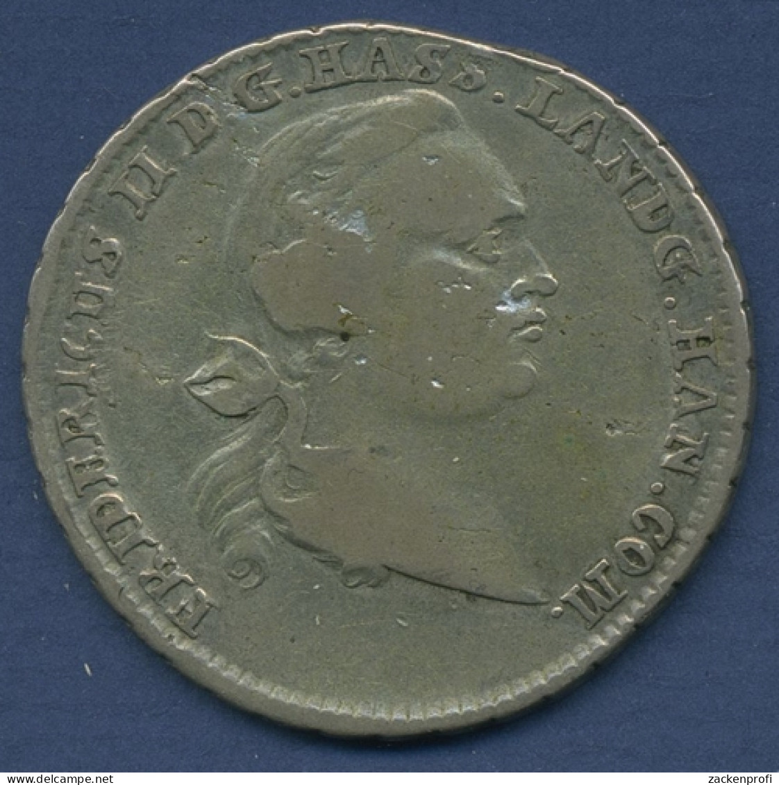 Hessen-Kassel 2/3 Reichstaler 1767 FU Friedrich II., Schütz 1870.1 Ss (m2383) - Monedas Pequeñas & Otras Subdivisiones