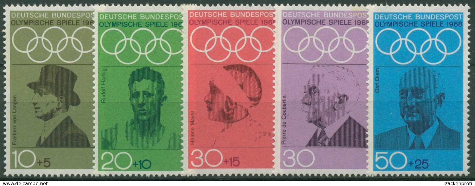 Bund 1968 Olympia Sommerspiele Mexiko 561/65 Postfrisch - Unused Stamps