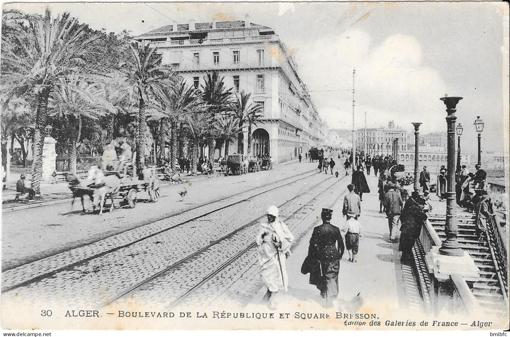 ALGER - Boulevard De La République Et Square Bresson - Algiers