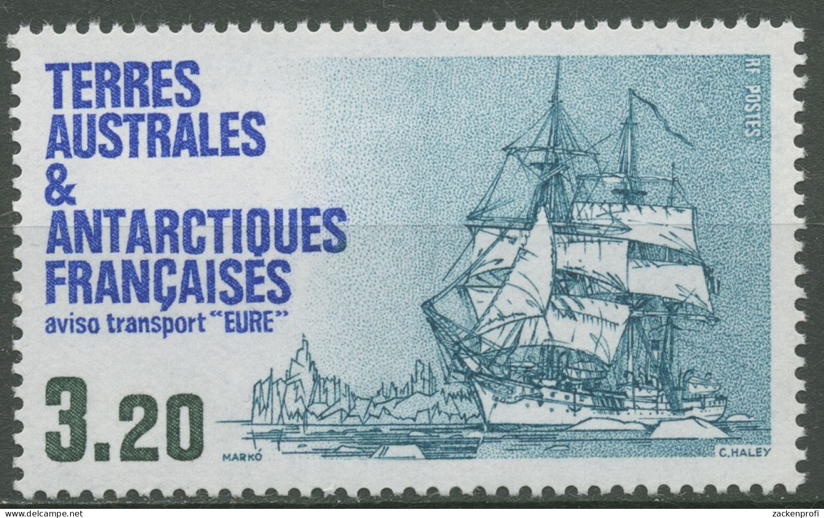 Franz. Antarktis 1987 Transport-Avisoschiff EURE 227 Postfrisch - Unused Stamps