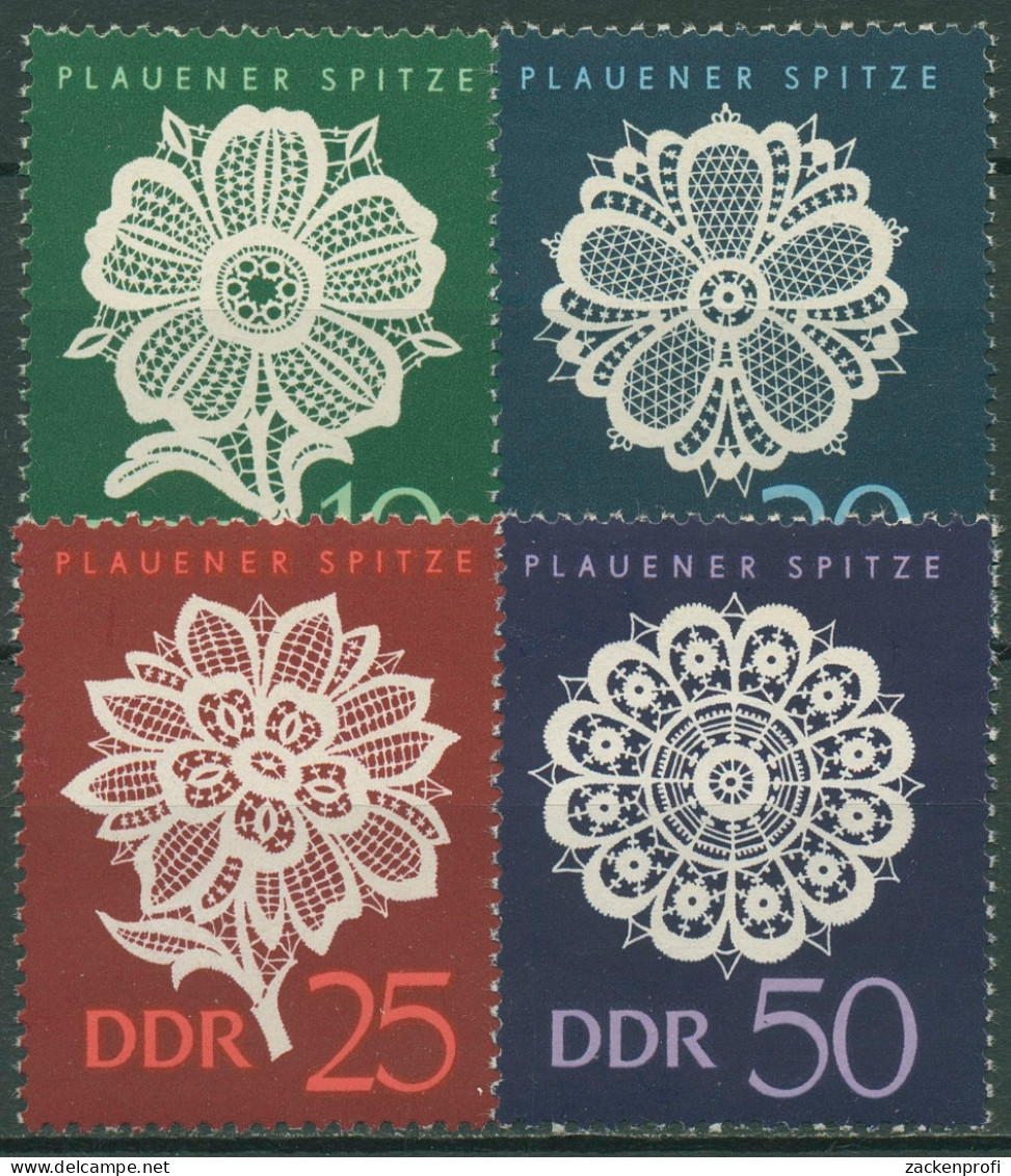 DDR 1966 Plauener Spitze 1185/88 Postfrisch - Ungebraucht