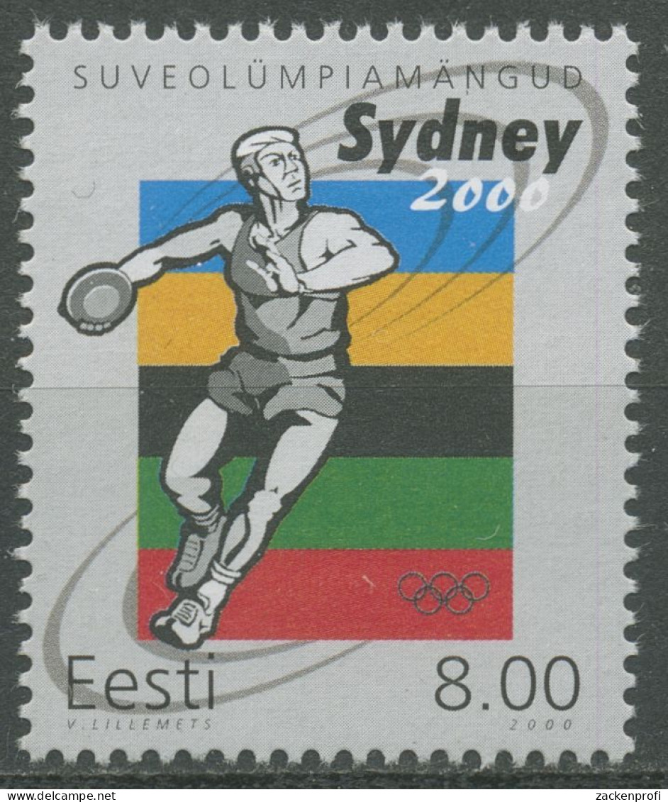 Estland 2000 Olympia Sommerspiele Sydney 377 Postfrisch - Estonia
