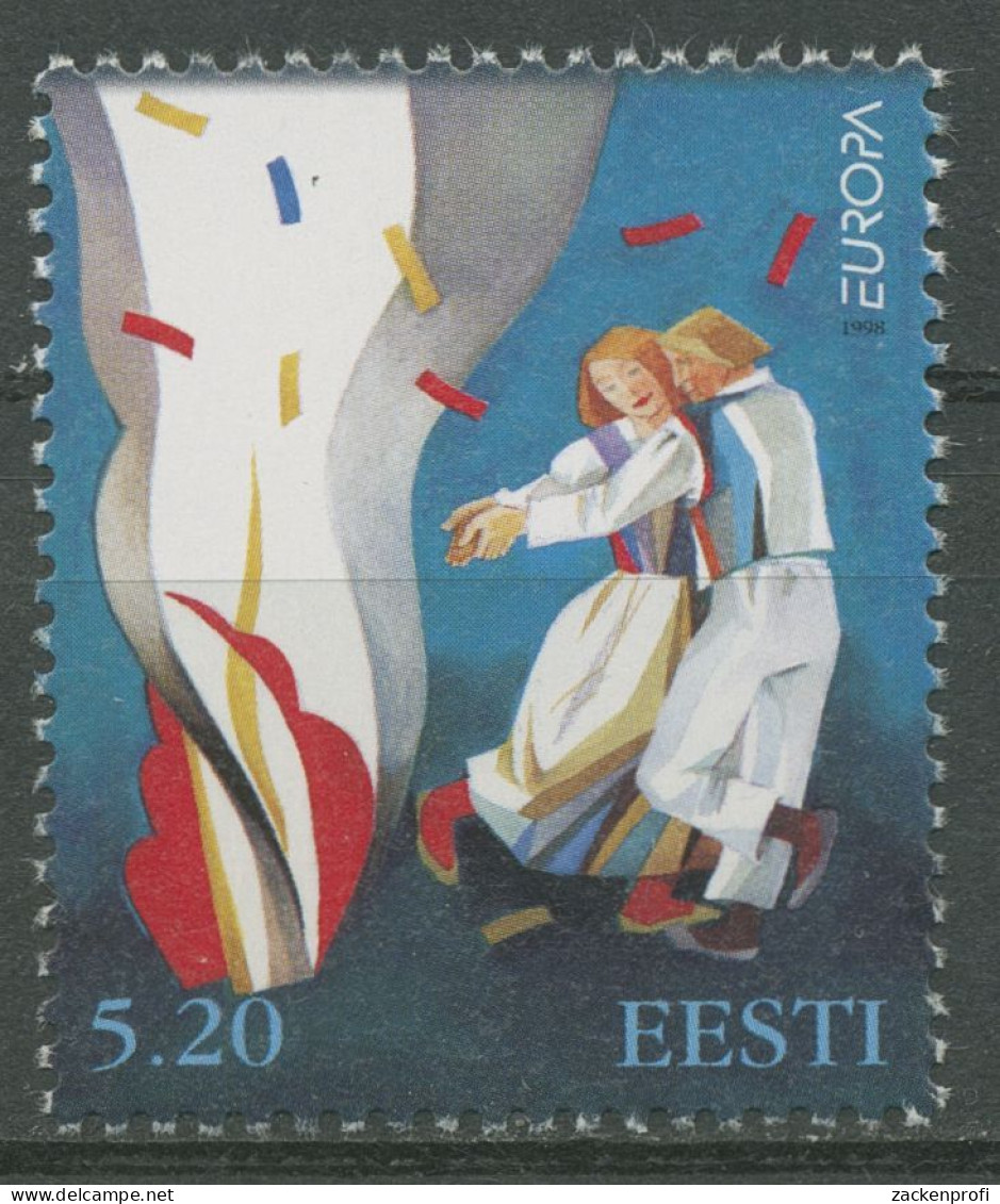 Estland 1998 Europa CEPT Feste Feiertage Johannifeier 325 Postfrisch - Estonie