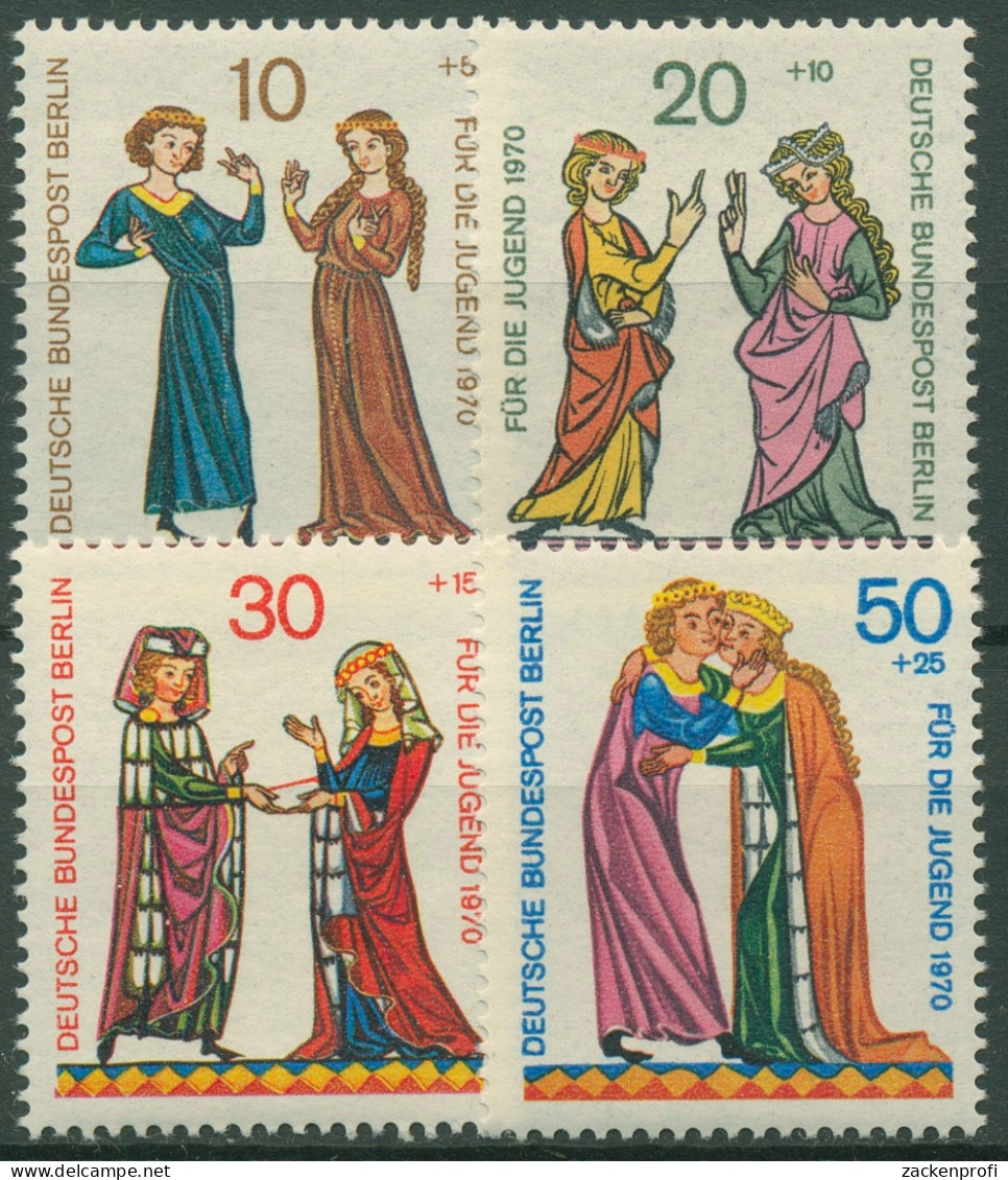 Berlin 1970 Minnesänger 354/57 Postfrisch - Unused Stamps