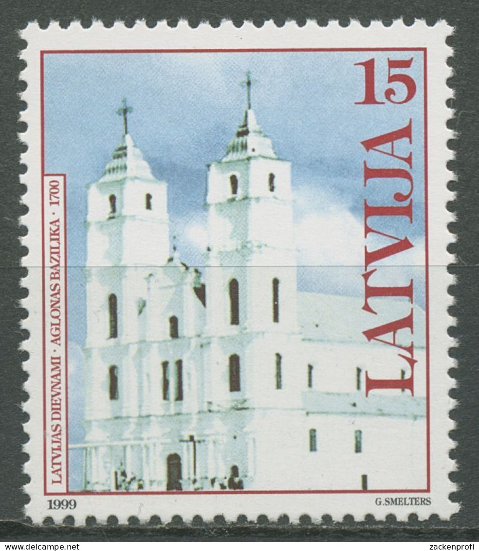 Lettland 1999 Kirchen Basilika Aglona 505 Postfrisch - Lettonie