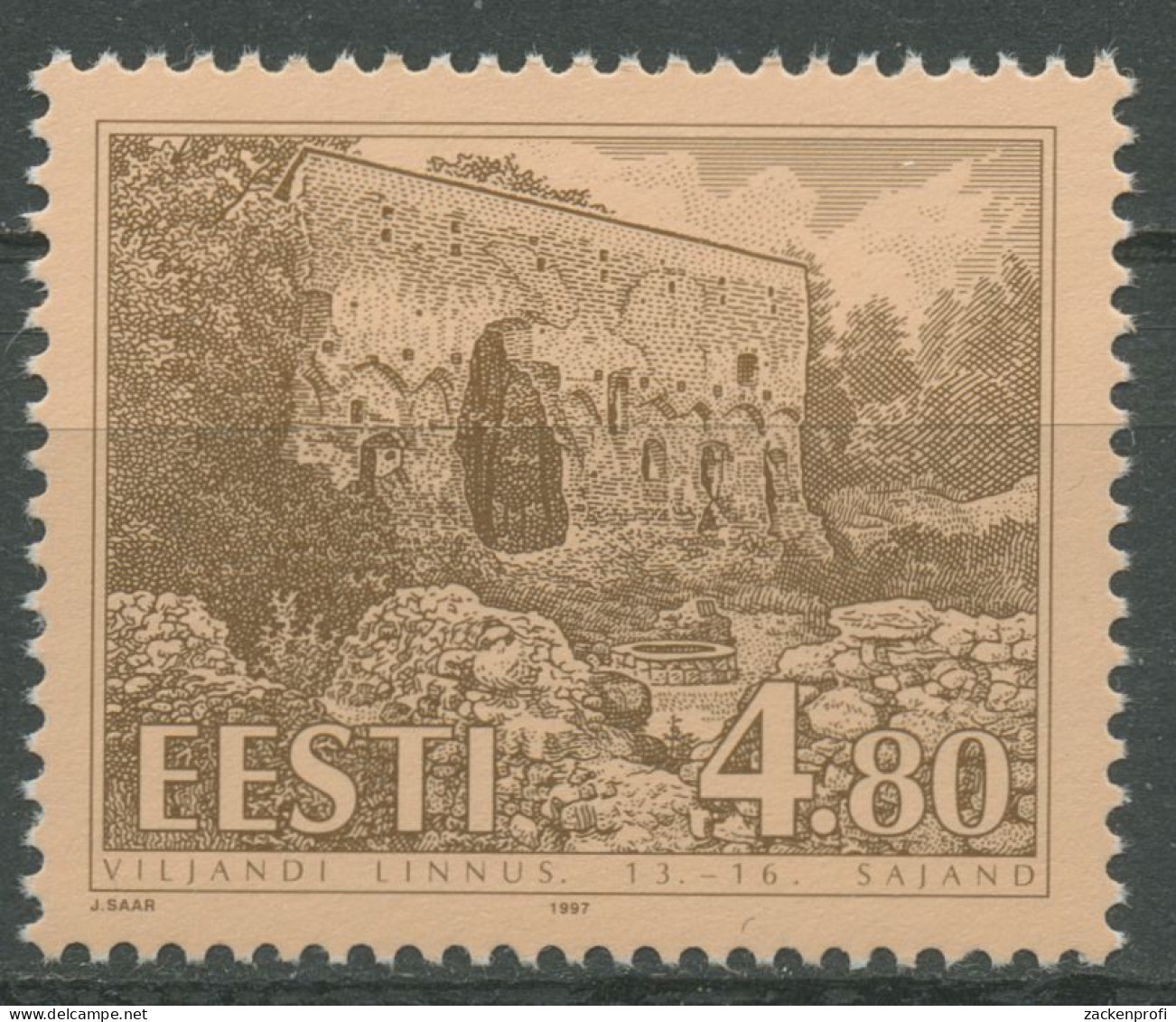 Estland 1997 Burg Fellin 292 Postfrisch - Estonia