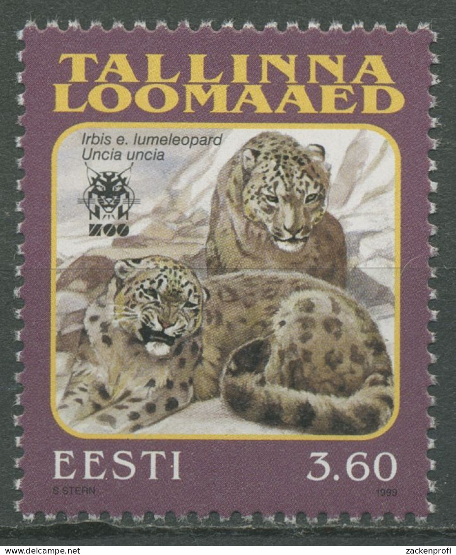 Estland 1999 Tierpark Tallin Leoparden 340 Postfrisch - Estonia