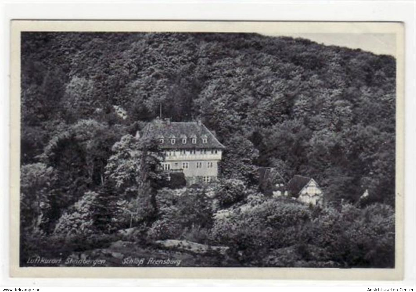 39081106 - Steinbergen. Schloss Arensburg Gelaufen, Marke Entfernt, Handschriftliches Datum Von 1939 Kleiner Knick Oben - Otros & Sin Clasificación