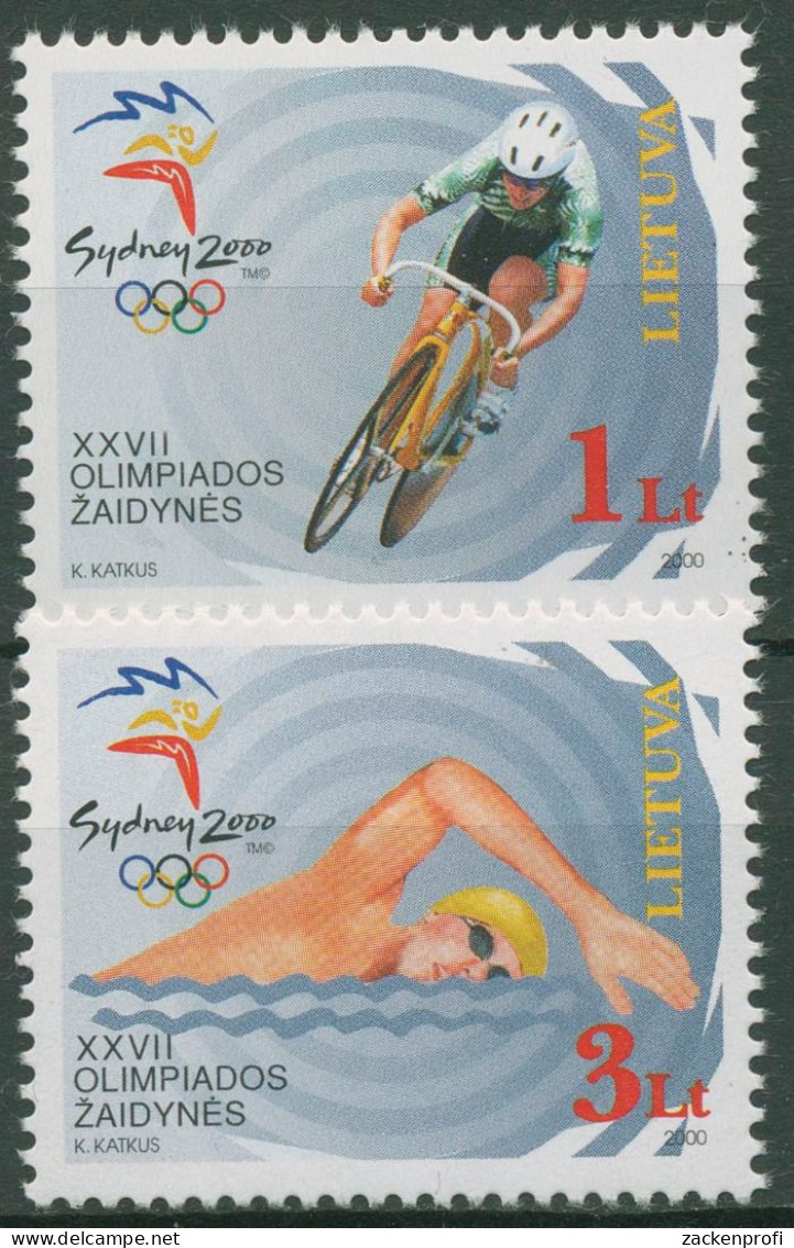 Litauen 2000 Olympia Sommerspiele Sydney 735/36 Postfrisch - Lithuania