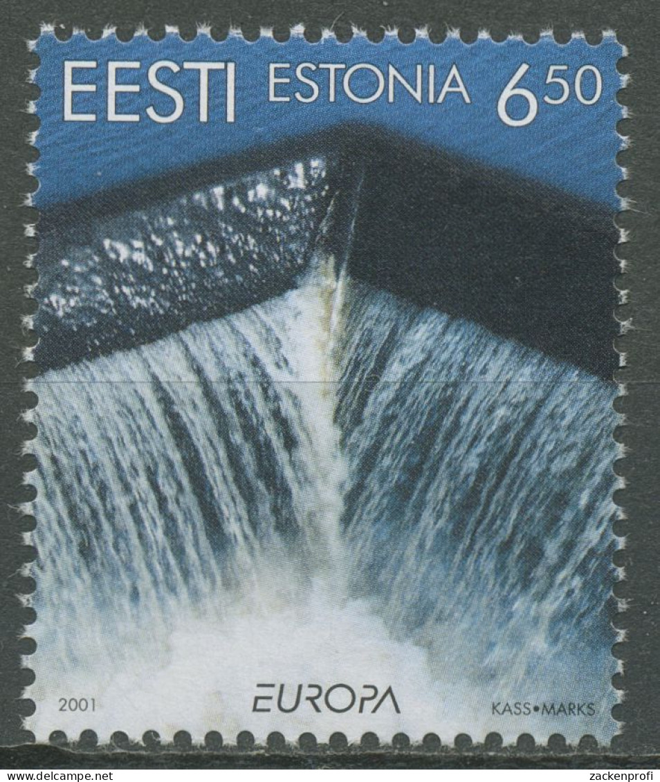 Estland 2001 Europa CEPT Lebensspender Wasser 399 Postfrisch - Estonie