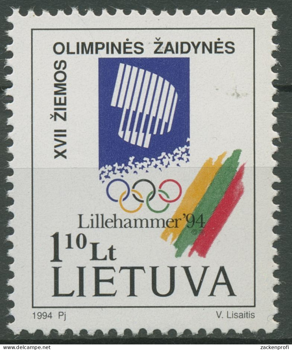 Litauen 1994 Olympia Winterspiele Lillehammer 547 Postfrisch - Lituanie