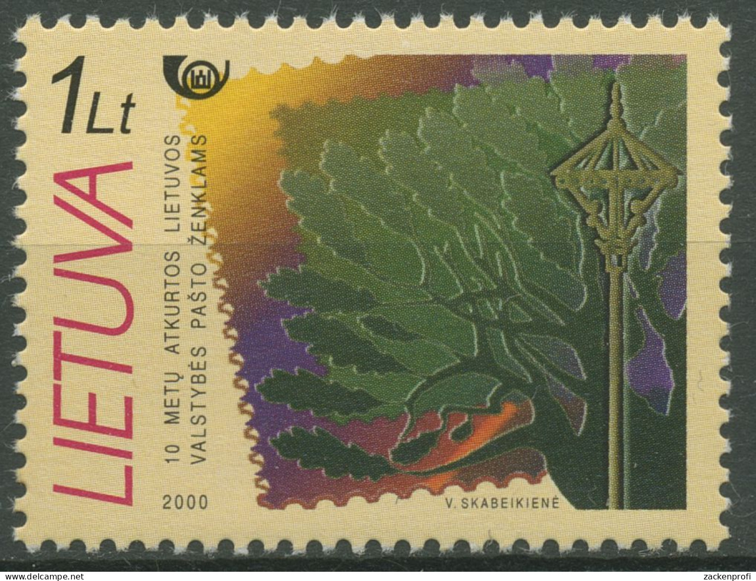 Litauen 2000 10 Jahre Briefmarken 738 Postfrisch - Lituania